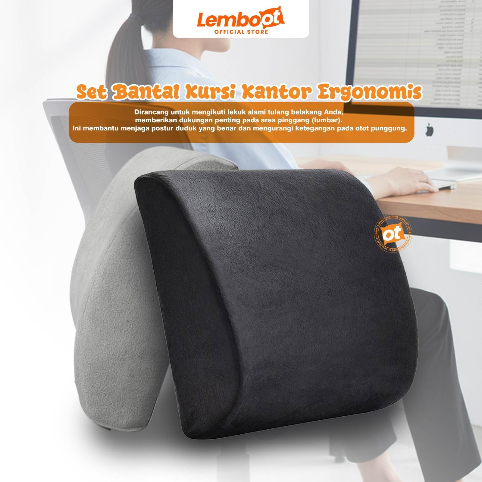 Lemboot Terapi Tulang Ekor Bantal Memory Foam Empuk Lembut Cushion untuk Kursi Kantor & Mobil Hitam/Brown/Pink 32x33x10 cm & 35x46x10 cm sarung pinggang Lemboot Terapi Tulang Ekor Bantal Memory Foam Empuk Lembut Cushion untuk Kursi Kantor & Mobil Hitam/Brown/Pink 32x33x10 cm & 35x46x10 cm sarung pinggang