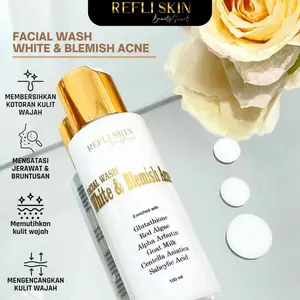 Refli Skin Facial Wash Blemish Acne - Sabun Pencuci Wajah Berjerawat Beruntusan Mencerahkan