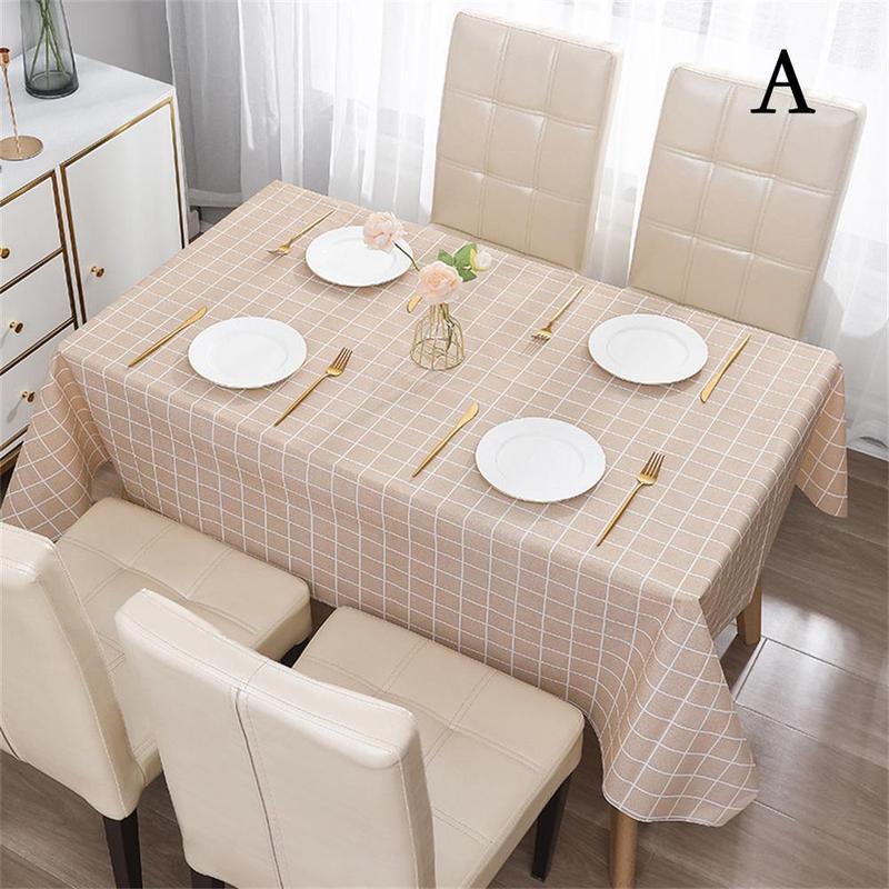Product Introduction of Khăn trải bàn có thể giặt được, chống dầu và chống bụi, thảm PEVA cho Bàn ăn, thích hợp để giặt, vật dụng gia đình tốt, J1Q1 27
