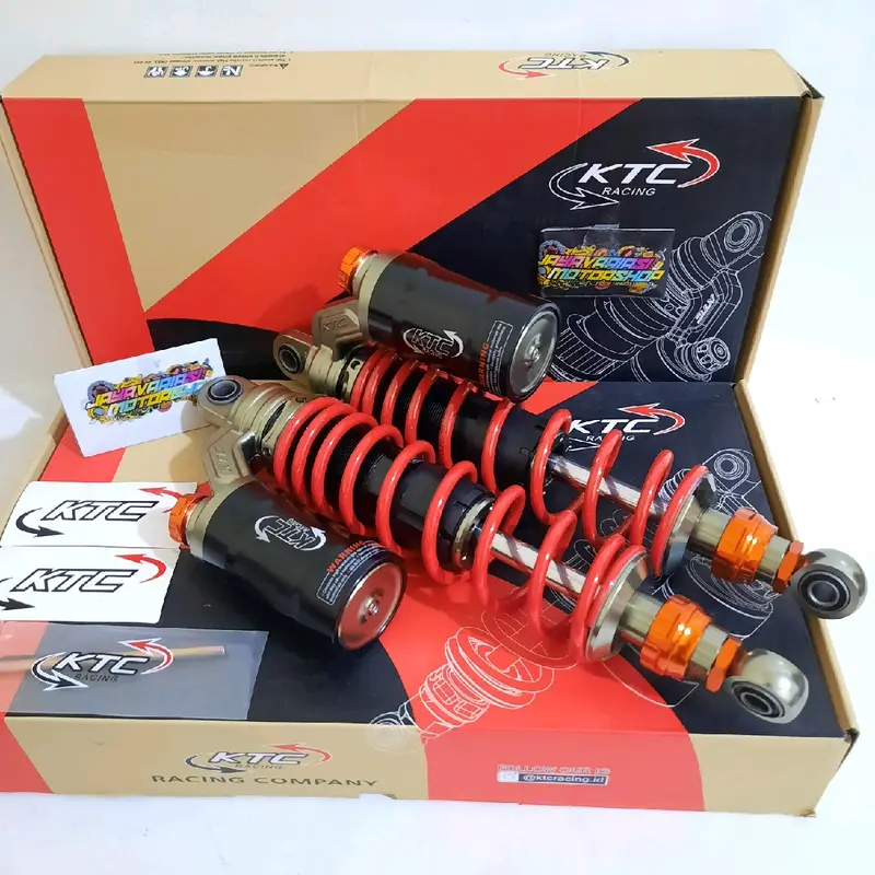 ORIGINAL SHOCKBREAKER SHOCK KTC EXTREME RACING DOUBLE TABUNG ATAS 280MM 320MM 340MM BEBEK RX KING/ TIGER/ SUPRA/ KARISMA/ REVO/ GRAND/ JUPITER Z/ VEGA/ F1ZR/ GL PRO/ VERZA/ MEGAPRO/ WR155/ WR 175/ CB 100 DLL 2