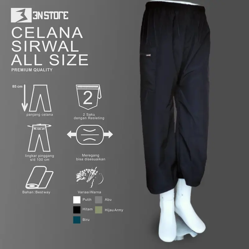 Ma14 Celana Pangsi Sirwal Sontog Cingkrang 1