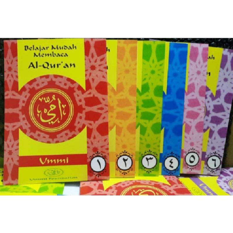 Buku Belajar Mudah Membaca Al Qur'an Metode Ummi Jilid 1 -6 Al-Qur'An 1