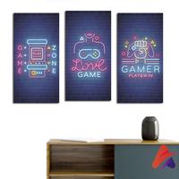 Gambar HIASAN DINDING QUOTES BIRU NEON STYLE GAMING (15X30) AESTHETIC KAMAR DEKORASI RUMAH WALL DECOR AESTHETIC DECOR KAMAR BLUE NEON - O171 A dari Apolito Kota Malang 1 Tokopedia