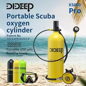 Mini Scuba Tank 1L untuk Menyelam dan Snorkeling Alat Selam Tabung Tuba Menyelam Mini Lengkap