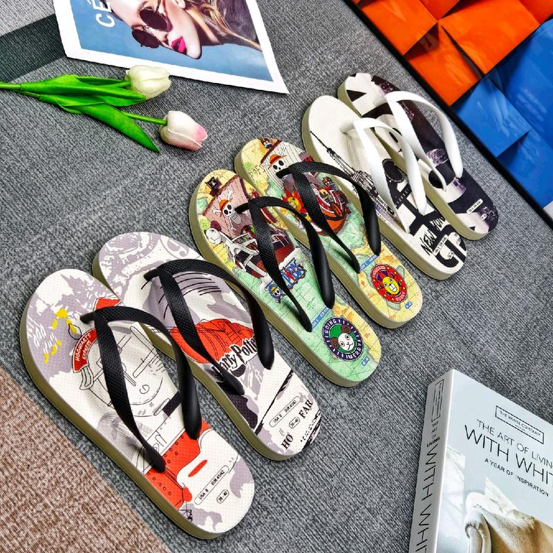 Dép kẹp hottrend in hình 3D cực chất, Cao su nguyên khối chắc, mẫu mới 2025 DéP Nam Đế Bằng depnamdep lào tông