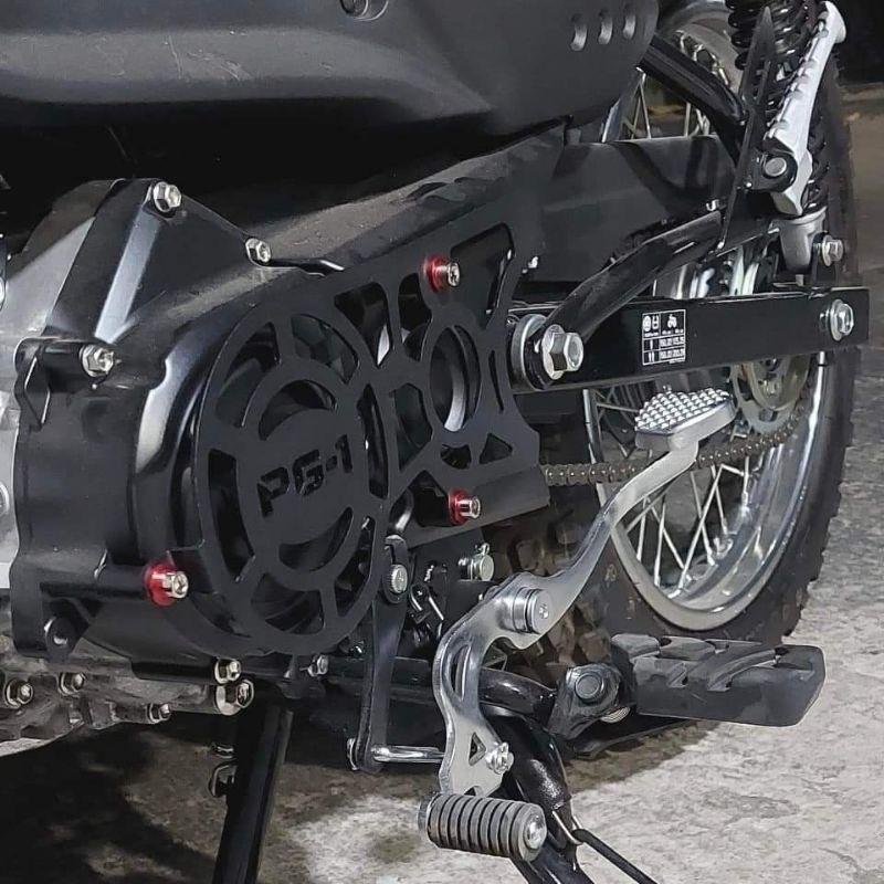 Ốp Bảo Vệ Lốc Máy Cho Yamaha PG-1 , Ốp 2 bên bảo vệ thân máy cho xe Yamaha pg1 tặng phụ kiện Khâu , Ốc