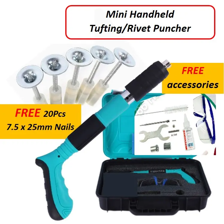 Penembak Paku Mini/ Mini Manual Steel Rivet Nail Puncher / Tufting Puncher