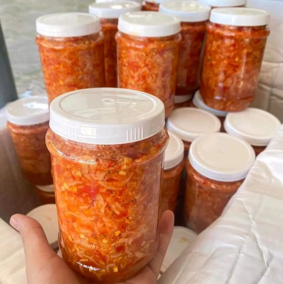 mắm tép, mắm tép rong, mắm con ruốc  (hủ 500gr)