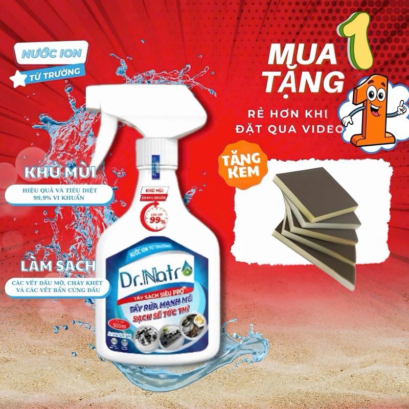 Nước Tẩy Đa Năng Dr Natro Siêu Sạch Dầu Mỡ, Nhà Bếp, Đáy Xoong, Chảo Dung Tích 500 Ml
