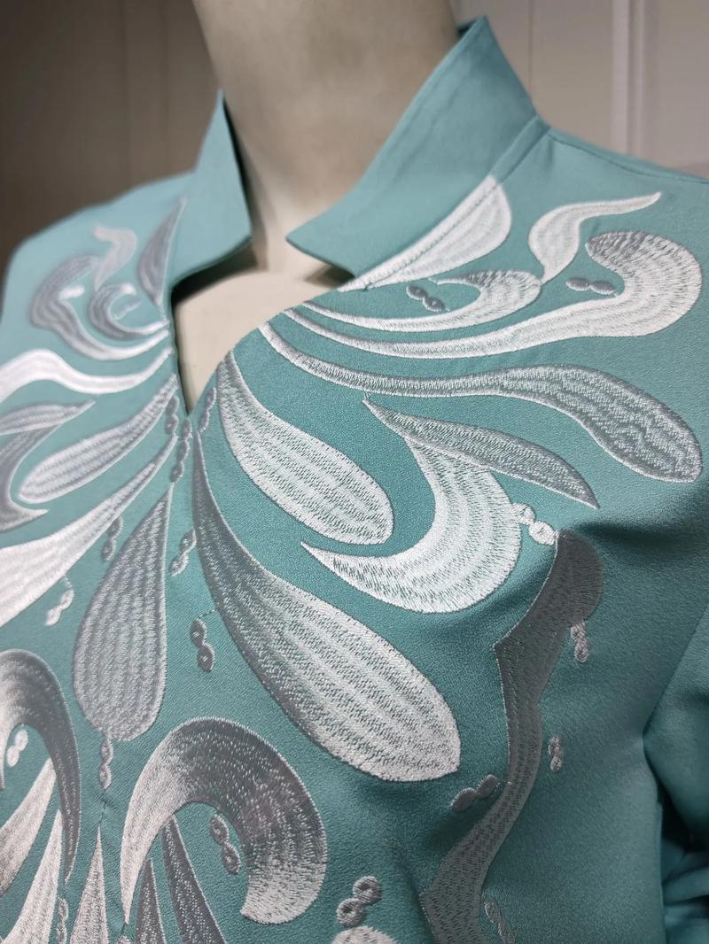 Product Introduction of Robe Muslim Abaya Dubai Embroidered Kebaya Dress Long Sleeve Gowns Moroccan Kaftan Islam Oman Qatar Ladies Dresses 32