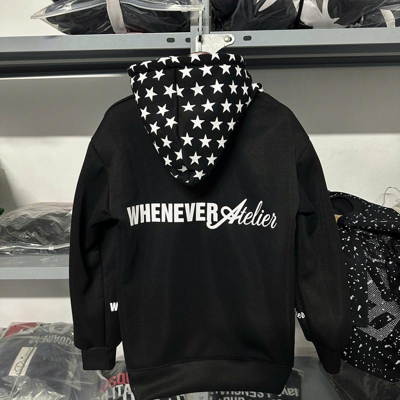 Áo Khoác Hoodie When Never Mũ Ngôi Sao Hot New 2024.Áo Khoác Hoodie Chất Nỉ Cao Cấp Dầy Dặn Menswear Nam