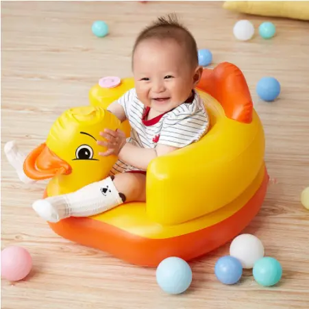 Baby Duck inflatable sofa chair for baby chair infant Portable inflatable air sofa for toddle