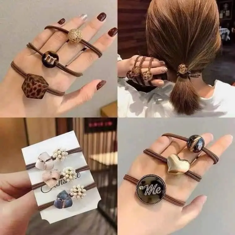 [1 CHIẾC] Dây Chun Buộc Tóc Siêu Xinh Cho Bé 0
