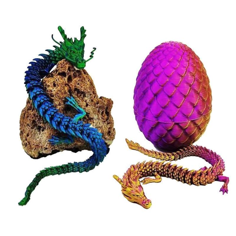 Product Introduction of [XKQ]3D Printed Chinese Dragon Full Body Joints Movable Home Furnishing Decoration Ornament Worth Collecting Creative Toys 16