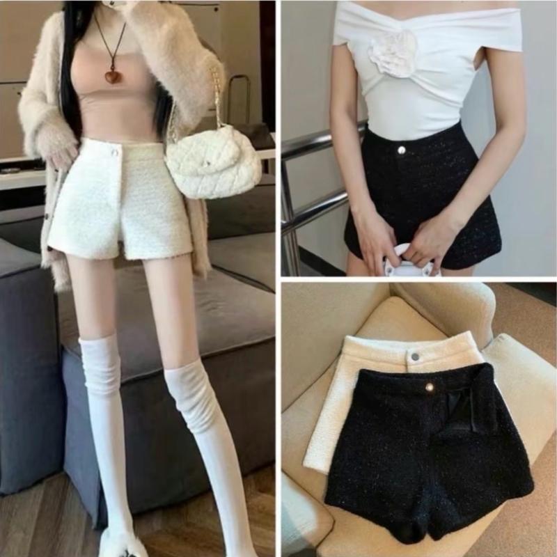  Quần Sooc Dạ BLinh 3 Lớp Phối Nhũ Cạp Cao Mặc Tôn Dáng Nhà MiA.Clothing - Nữ - Women 