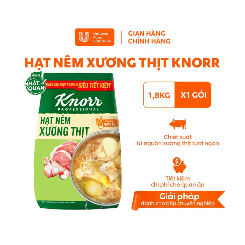 Hạt Nêm Xương Thịt Knorr 1.8kg - Giải pháp Ngọt Thanh và Siêu Tiết Kiệm