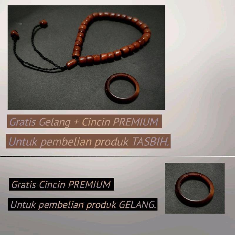 PREMIUM !! Gelang Tasbih 33 Bulat Asli Kokka 100% 5