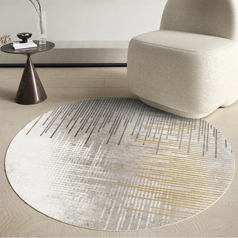 Thảm Tròn Phong Cách Wabi Sabi Nhật Bản, Thảm Trải Sàn, Thảm Phòng Ngủ Sang Trọng Tối Giản Bắc Âu, Thảm Bàn Cà Phê Phòng Khách Thảm Giỏ Treo 8