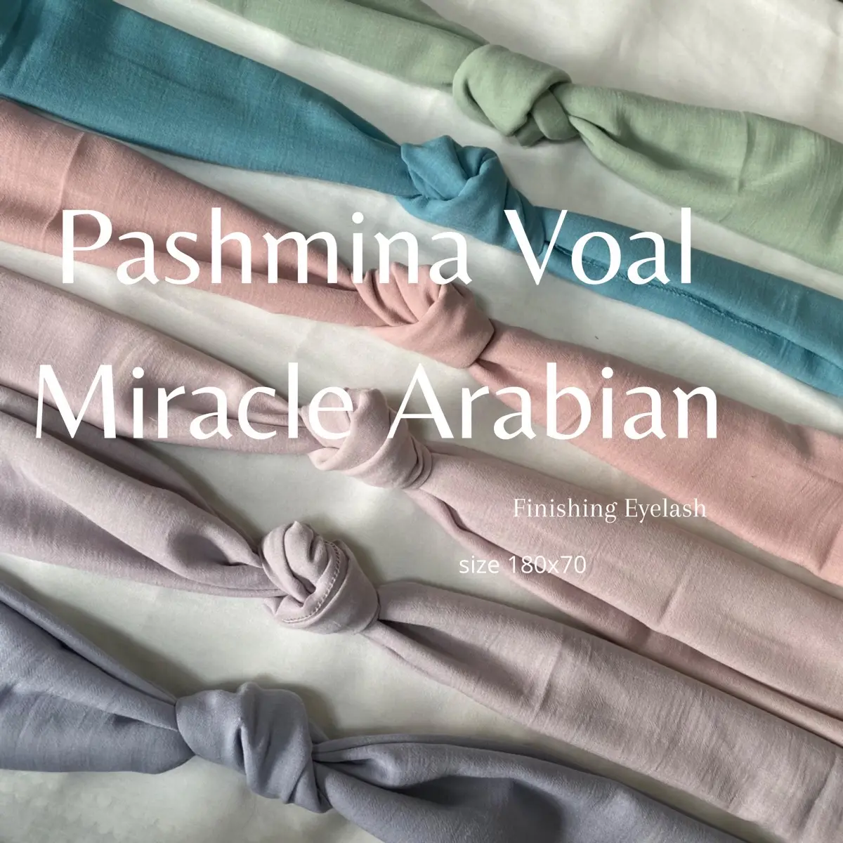 Miracle | Pashmina Voal | Miracle Arabian | Finishing Eyelash