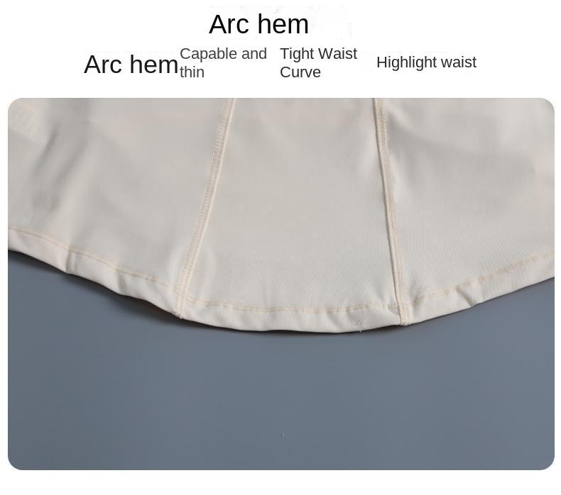 Product Introduction of High-waist Pleated Tennis Skirt + Suitable for Running and Yoga + For Adult Women + Two-in-one Sports Shorts + Features Quick-dry and Anti-exposure + Comfort in Motion 3