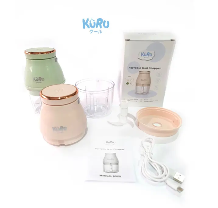 KURU FC2001 Electric Food Chopper Blender Makanan Bayi MPASI Elektrik Penghalus 1