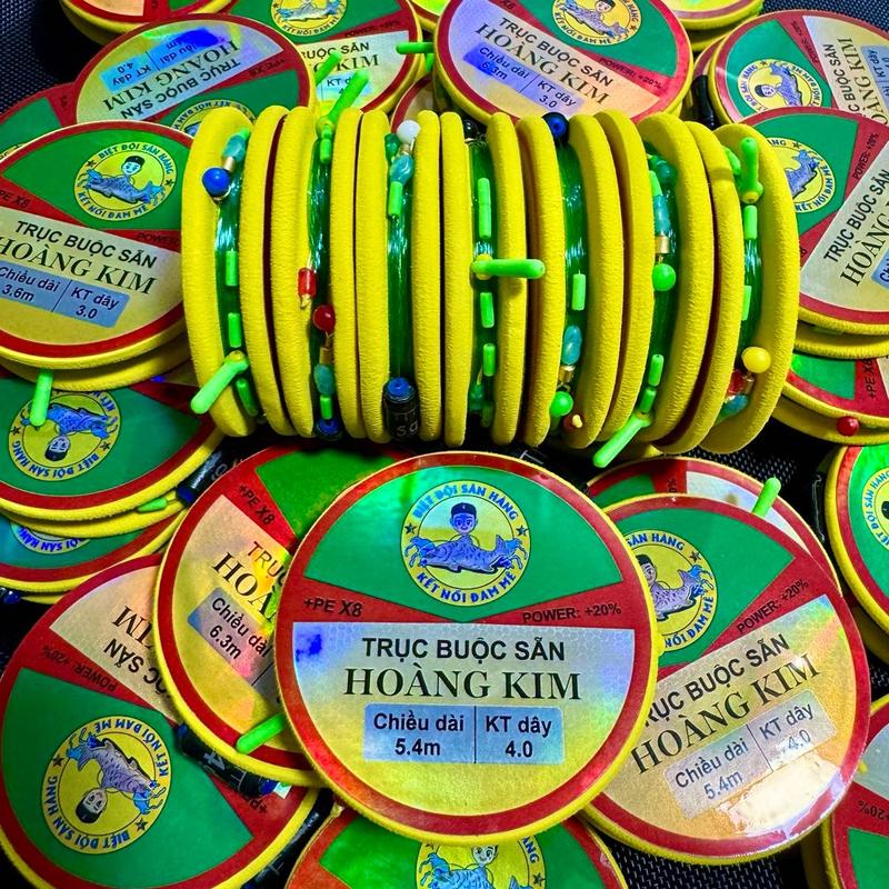 DÂY TRỤC BUỘC SẴN HOÀNG KIM - CHUYÊN RÔ CHÉP CÂU ĐÀI BĐSH