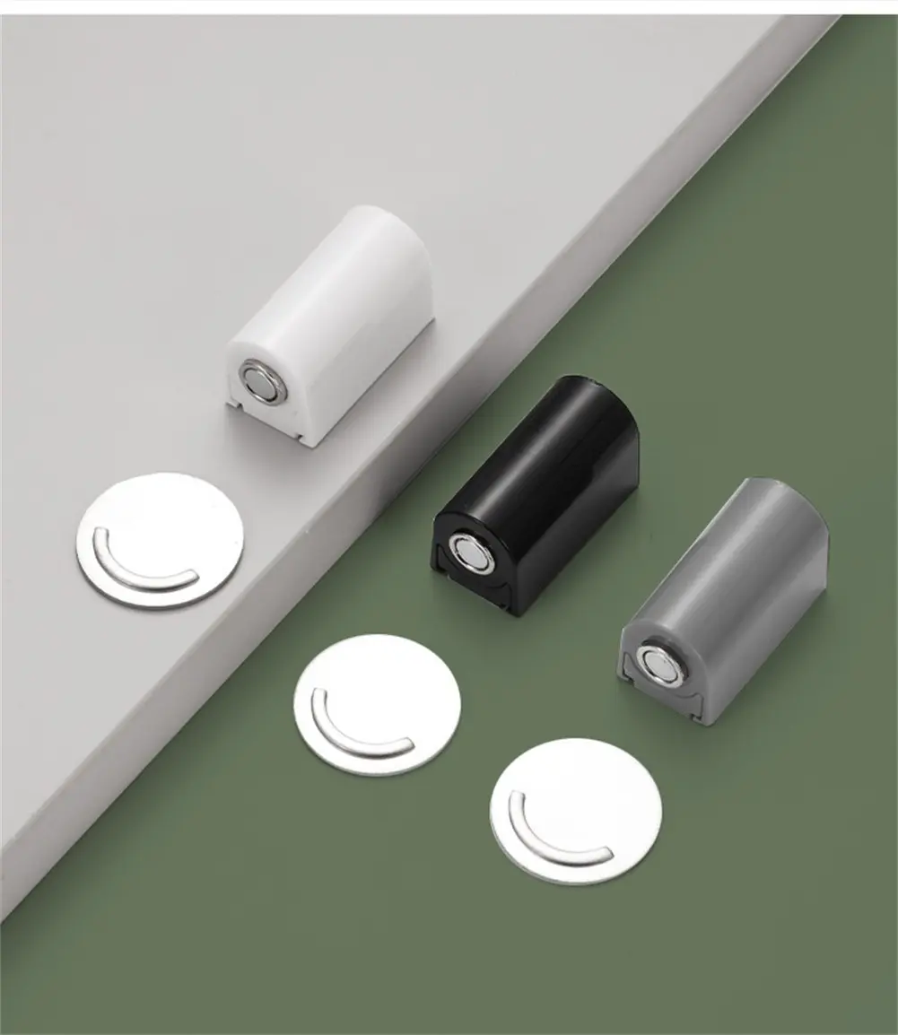 【in stock】 Wall Mounted Magnetic Metal Door Stopper Door Closer Prevention Floor Doorstops