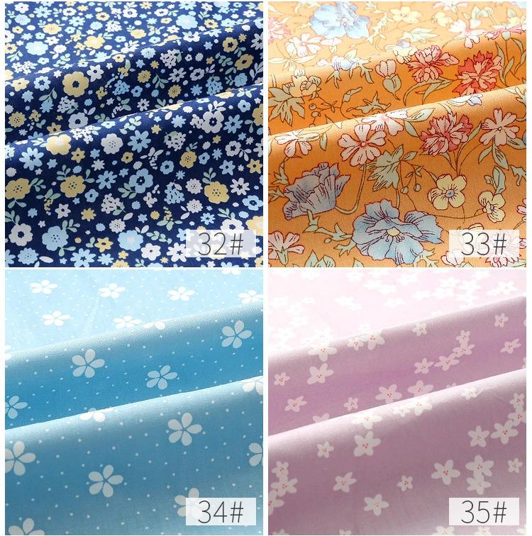 Product Introduction of Cotton Printed Fabric Small Flower Baby Dress Shirt Diy Bed Sheet Quilt Cover Fashion Sewing Wholesale Material Cloth by Meter 20
