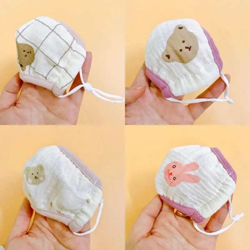 Khẩu trang xô Muslin Organic 3 lớp Cao cấp, Mềm mại và An toàn cho bé 0-3 tuổi
