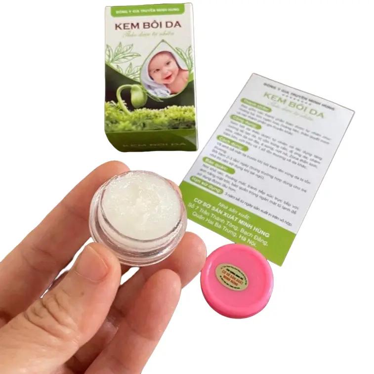 Kem mỡ Minh Hùng(thoa chàm sữa,hăm,rôm sảy...) bôi trị viêm da cơ địa cho bé mụn sơ sinh kemboi thao duoc dưỡng thâm cổ chàmsữa viem daembe