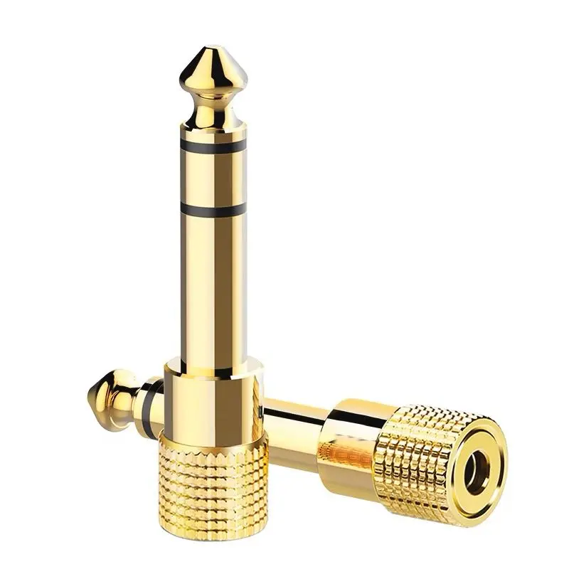 Konektor / connector Aux Jack 6.5mm ke 3.5mm - Headphone Jack Adapter 3.5mm (1/8) to 6.5mm (1/4) Stereo 0
