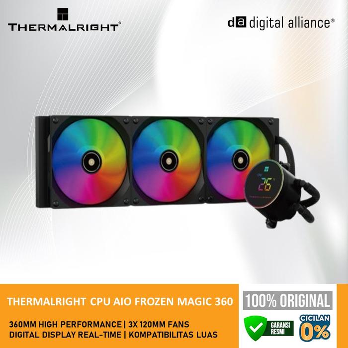 Cpu Magic Promo THERMALRIGHT CPU AIO COOLER FROZEN MAGIC 360 (360MM RADIATOR + 3X ...