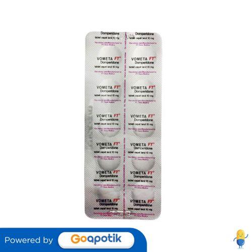 Gambar VOMETA FT 10 MG STRIP 10 TABLET dari Apotek Potenza Jakarta by GoApotik Kota Administrasi Jakarta Selatan Tokopedia