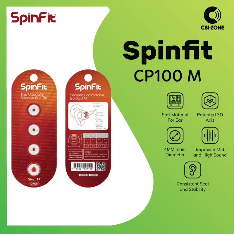 SpinFit CP100 Earphone Eartips