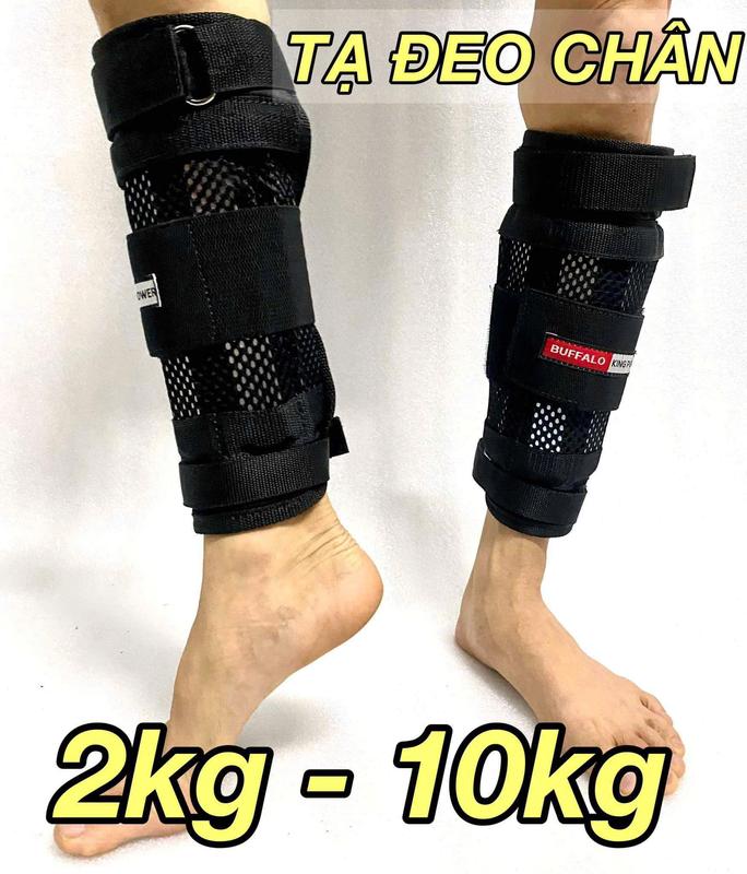 Tạ Đeo Chân Buffalo 2kg - 10kg, Áo Tạ tập thể dục nâng cao sức khỏe Đôi Chân và thể lực bền bỉ, Chính Hãng
