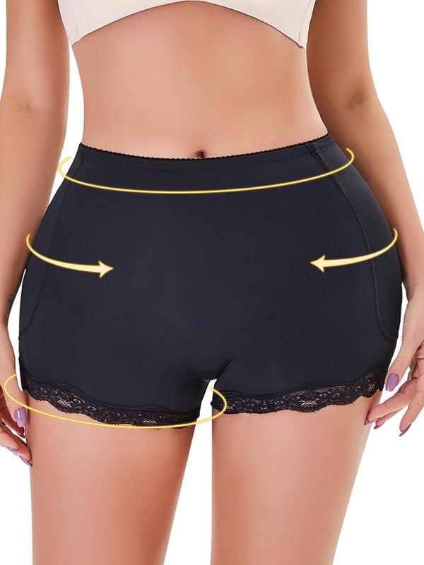 Women's Solid Padded Shapewear Shorts, Comfort High Waist Tummy Control Shapewear Shorts, Seamless Body Shaper Shorts for Daily Wear, Women's Shapewear Clothing for All Seasons, Womenswear Underwear 5