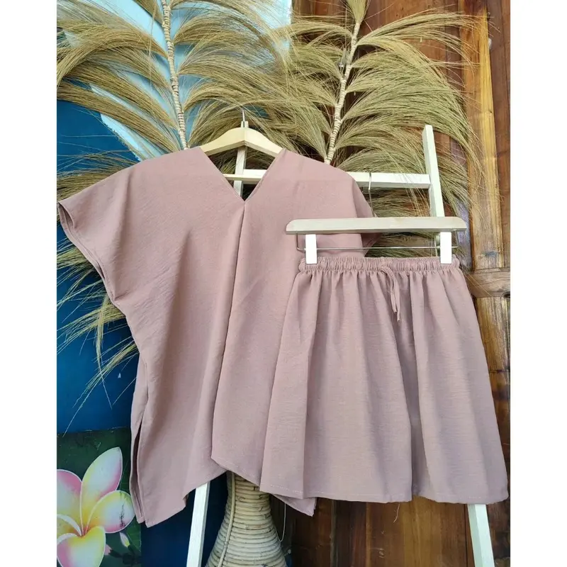 Oneset long square Nagita hotpants terlaris  bisa bayar ditempat 4
