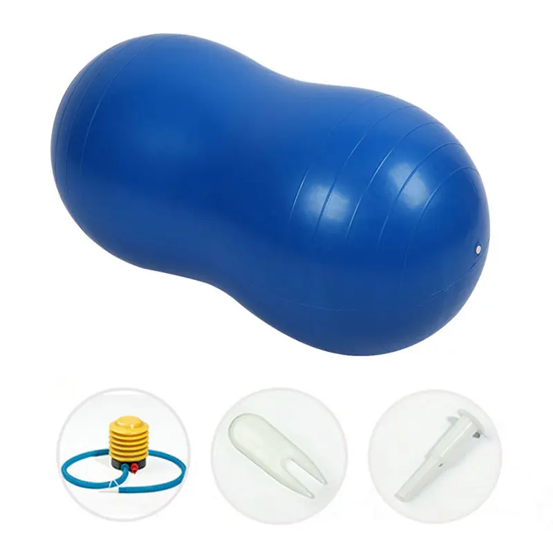 Bóng Mát Xa Bơm Hơi Hình Đậu Phộng, Bóng Dày Cho Phòng Tập Thể Dục, Tập Thể Dục, Yoga, Pilates 2