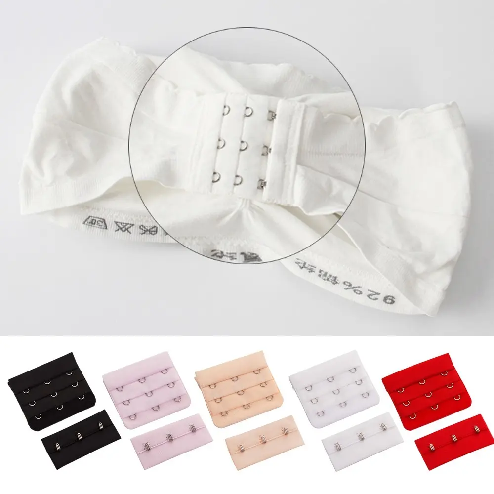 Back Bra Extender Straps 3Hooks 3 Rows Underwear Strapless Accessories