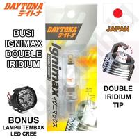 Gambar Busi Motor Daytona KAWASAKI EDGE, KLX 110 Double Iridium IGNIMAX - 3398 CR6H dari bohlamhid Kota Tangerang 1 Tokopedia