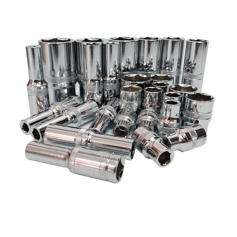 Product Introduction of TUOSEN ลูกบล็อก 4 หุน หกเหลี่ยม สั้น-ยาว ลูกบล็อค socket wrench 9