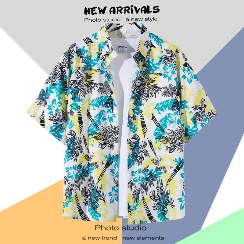 Product Introduction of Áo Sơ Mi Đi Biển Thường Ngày Dành Cho Nam Giới, Áo Sơ Mi ngắn Tay Áo Mỏng Mùa Hè, Áo Sơ Mi In Hình, Dáng Rộng Vừa Vặn, Áo Sơ Mi Hawaii Sành Điệu, Thích Hợp Cho Phụ Nữ, Năm 2025 10