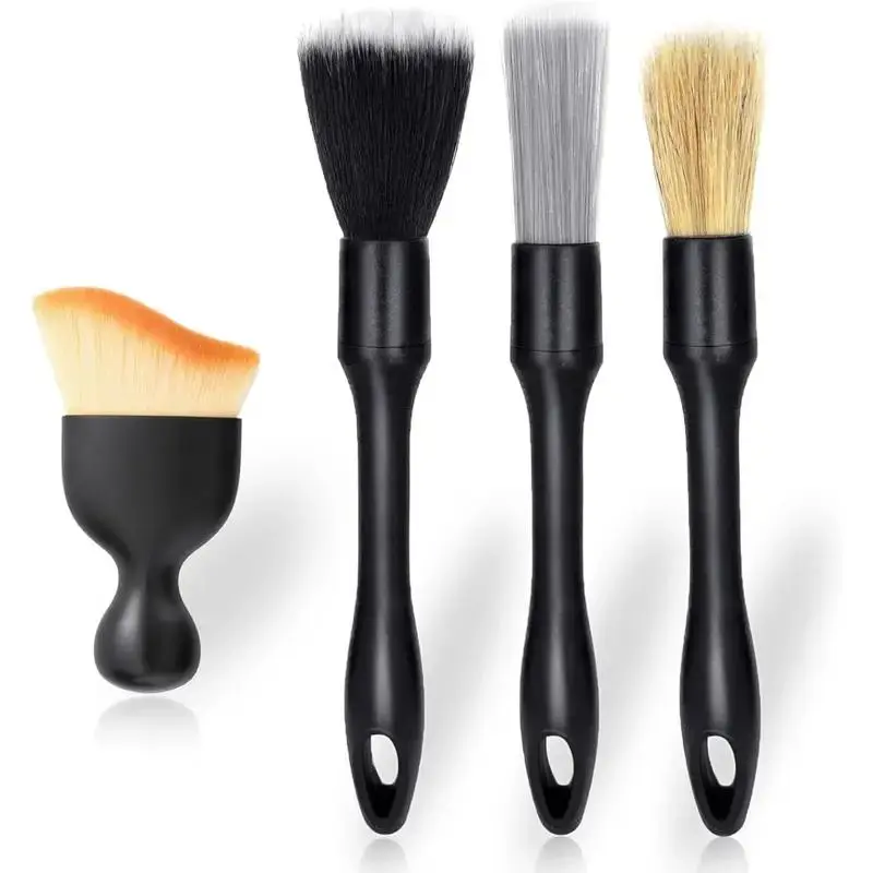 Car Cleaning Brush, Multi-purpose Soft Bristle Car Interior Brush, Car Cleaning Brush, Professional Car Wash Accessories