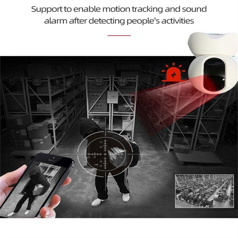 Product Introduction of D305 Hd smart wireless wifi security camera night vision remote home cctv surveillance camera 360 network 11