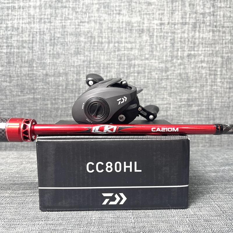 [LK HÒA]   BỘ CẦN CÂU LK VÀ MÁY NGANG CC80, BỘ CẦN CÂU 2 SẢN PHẦM Đi Câu Fishing Bắt Cá Câu Cá