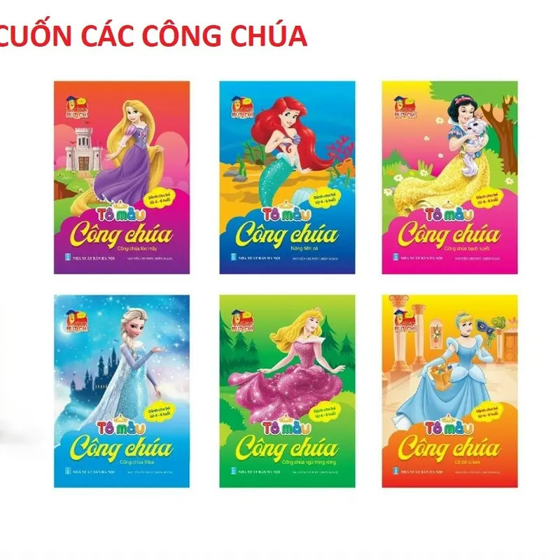 Bộ Sách Tô Màu Sáng Tạo Nhiều Chủ Đề 2-6 Tuổi 6