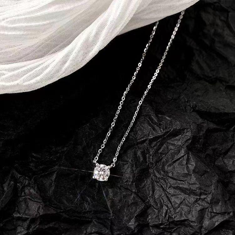 Product Introduction of Vòng Cổ Kim Cương, Giọt Nước Mũi Mới, Nữ, Cùng Với Zhao Lusi, Bạc Sterling S925, Không Phai Màu, Giá Cả Phải Chăng, Sang Trọng, Thích Hợp Cho Số Lượng Ít, Dây Chuyền Xương Đòn Cao Cấp 1
