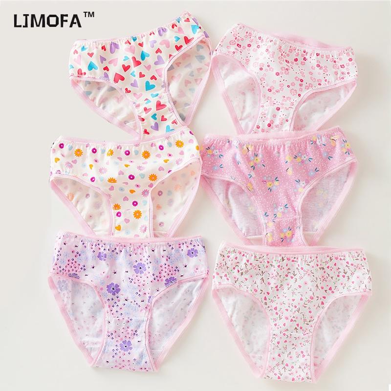 Product Introduction of 3-Pack Girl’s Soft Cotton Underwear 1-12 Y Panties Underpants Briefs Comfort Breathable Sweet Floral 4