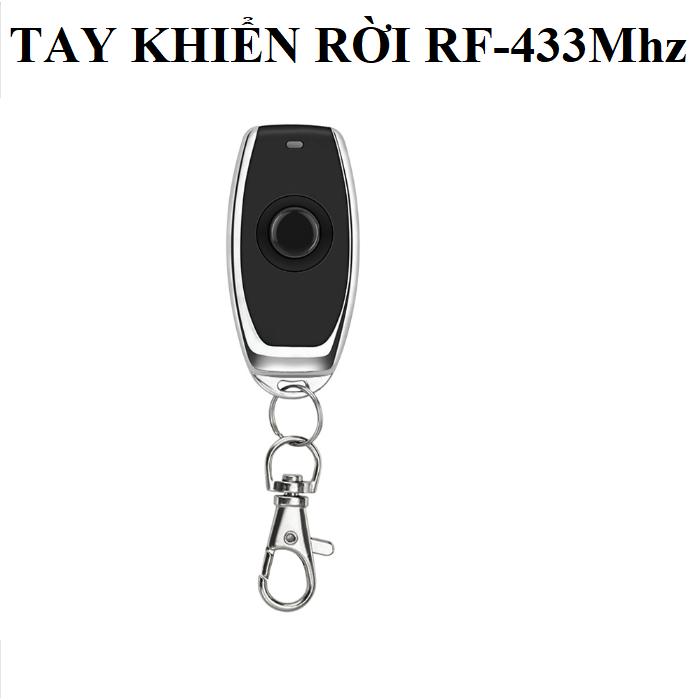 Bộ điều khiển từ xa công suất lớn 40A/100 mét/RF433 mhz LOẠI BẬT TẮT TRÊN 1 NÚT công tắc điều khiển từ xa 8