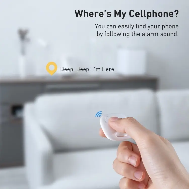 Baseus Intelligent T2 Pro Wireless Tracker Anti Maling Tracking Key Finder Alarm Device Cas Hilang 2